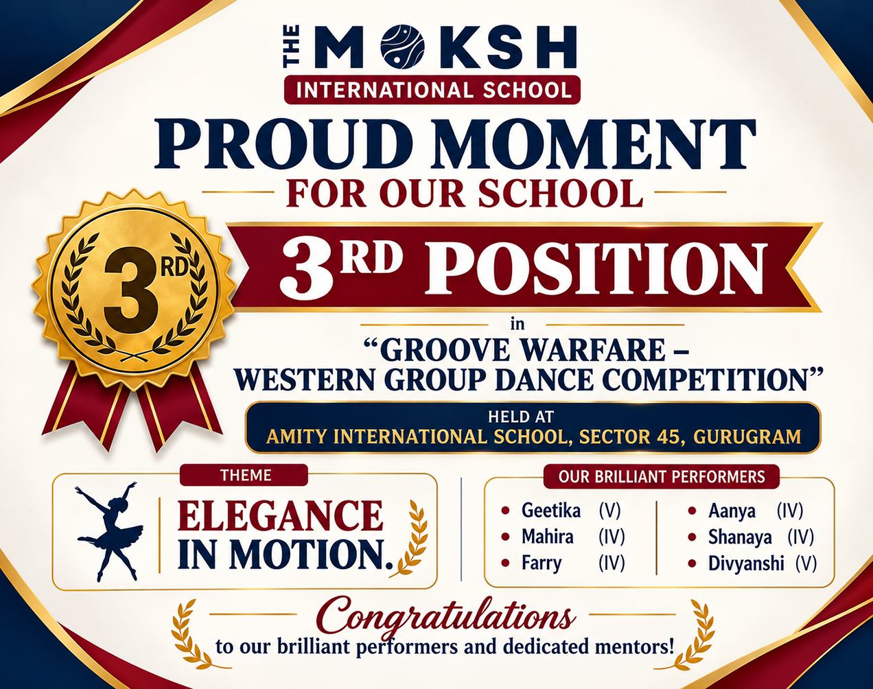 Graceful Achievement at “Groove Warfare”
