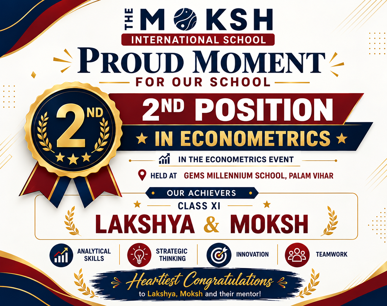 Proud Achievement in Econometrics